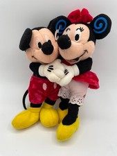 8" Disney Bean Bag Plush - V-Day Mickey/Minnie Huggers