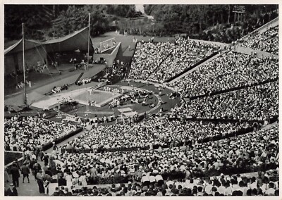 Gymnastic Stadium 1936 Sammelwerk Olympic Trade Card Berlin Dietrich Eckart Am7c