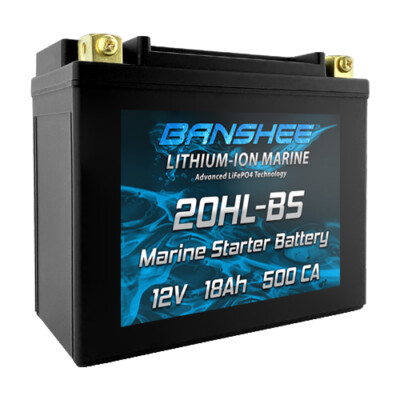 Banshee Starter Battery for All 25HP or Less Tohatsu Outboard Motors