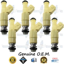 Genuine Factory Original F73E-B5A Ford 6 Fuel Injectors 2.5L VIN L Mystique