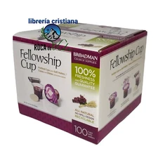 Fellowship Prefilled Communion Cups & Soft Wafers, Box of 100 