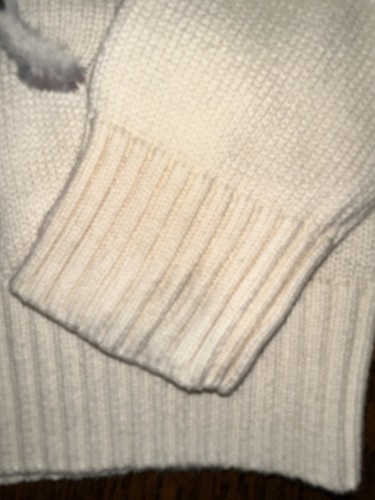 Ralph Lauren Dog Sweater Kids Puppy 6 Rare Ivory Knit Pullover Dalmatian Crest - Picture 18 of 19