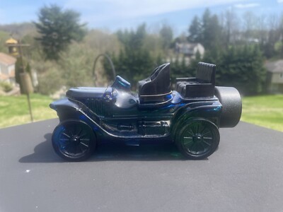 Vintage Avon Stanley Steamer Car Wild Country Cologne Blue
