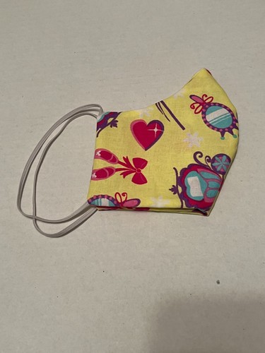 Yellow Face Mask Washable Breathable - Picture 7 of 7