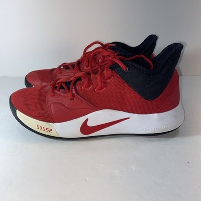 Size 10.5 Nike PG 3 University Red