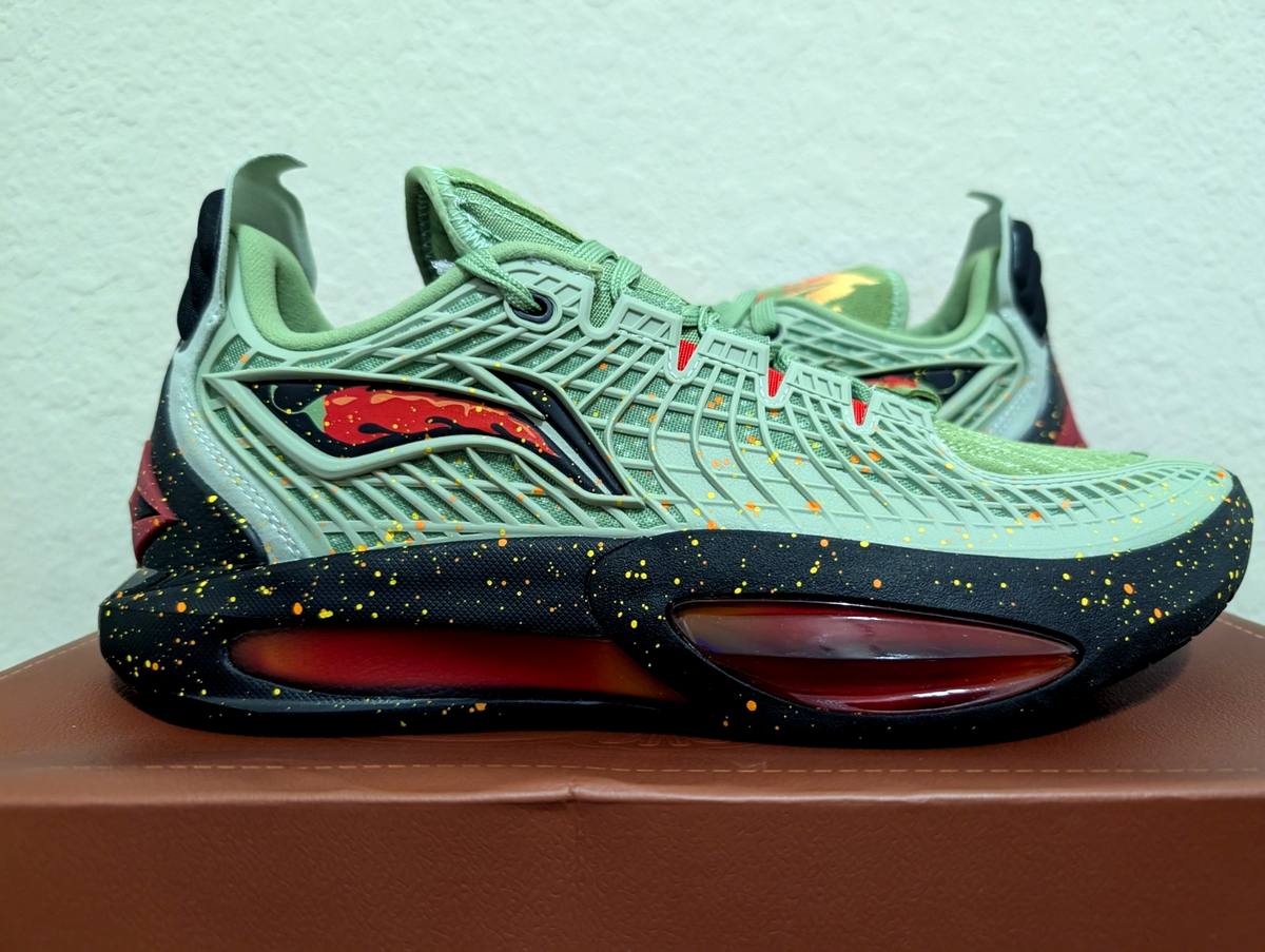 Li Ning Jimmy Butler JB3 JB 3 Hot Pepper Moss Green Boom Wade
