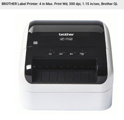 Brother QL-1100 Label Printer New with AC Cord/Power Cord
