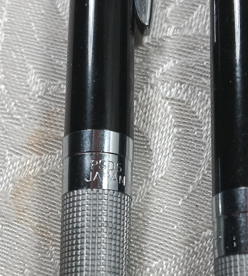 Lote de 2 Lápices Mecánicos Pentel PSD5 0,5 mm ¡Excelente Estado Coleccionistas! Foto 3 de 4