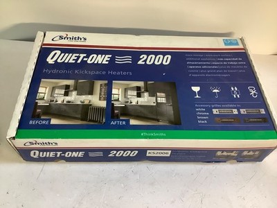 Quiet-One 2000 Series 7,100 BTU Hot Water Kickspace Heater w/ Stainless Steel
