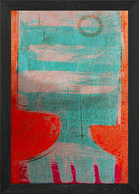 Rabo de Pente Gerahmtes Wandbild Poster Leinwanddruck Bild