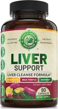 Advanced Liver Cleanse Detox and Repair Formula for Adult with Milk Thistle, and