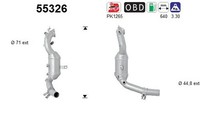 AS Katalysator 55326 FüR Fiat Punto Panda 500 VAN 500L 312AG1A 312AXG1A 312 4X4