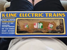 K-LINE O-Scale Jif PEANUT BUTTER COVERED HOPPER CAR #101872