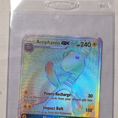 ampharos gx pokemon card Ampharos GX - 185/181 - Secret Rare - Pokemon Singles  Sun and Moon Sets   Team Up