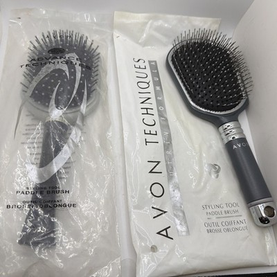 VTG Avon Advance Techniques Lot of 2 Styling Tool Paddle Hair Brush 2001 1998