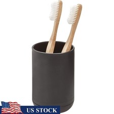 Toothbrush Holder 3 Slot Bathroom Organizer Easy Clean BPA-Free Plastic New