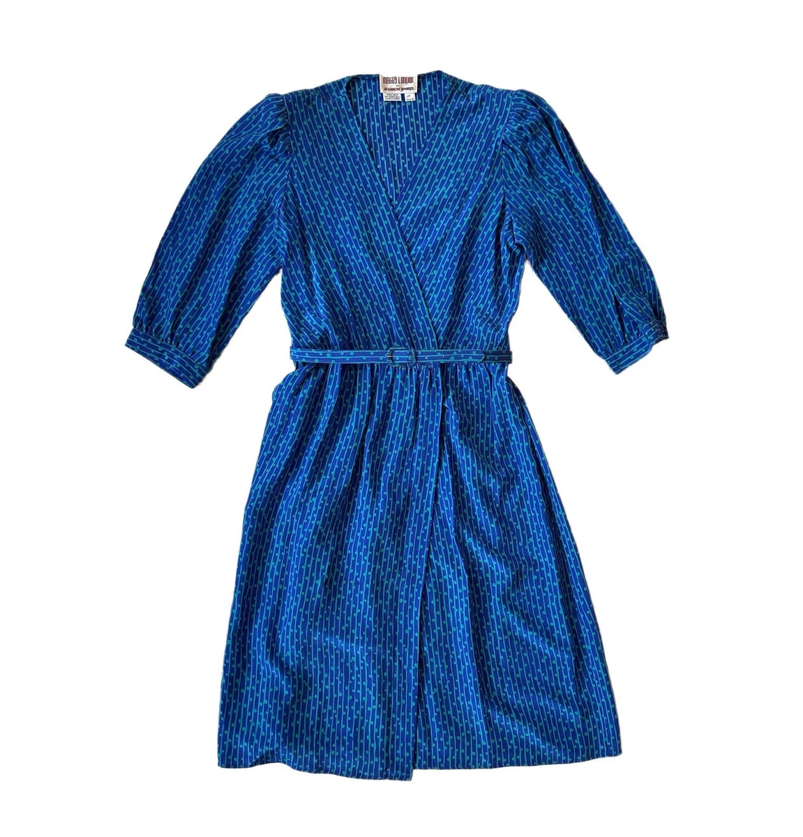 maggy london nikola knit dress Women's Polka Dot 3/4 Sleeve Dresses for Women for sale Royal_Blue Homecoming Dresses