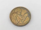 Pope Francis Praying Religious Bronze Tone Token Coin 1-inch