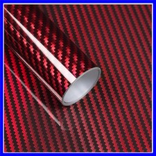 Carbon Fiber Vinyl Wrap High Gloss Car Wrap Vinyl Roll With Air Release Tech...