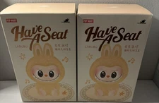(2) AUTHENTIC POPMART Labubu Have A Seat Series Vinyl Face  SEALED Blind Box 