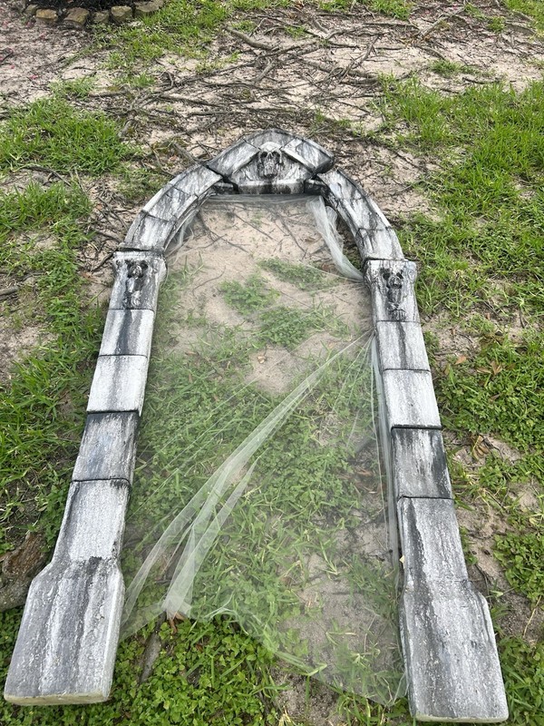 Halloween Mausoleum Cemetery Archway Prop From abracadaver Props