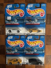 Lot Of 4 Ferrari Hot Wheels Cars From 1999.