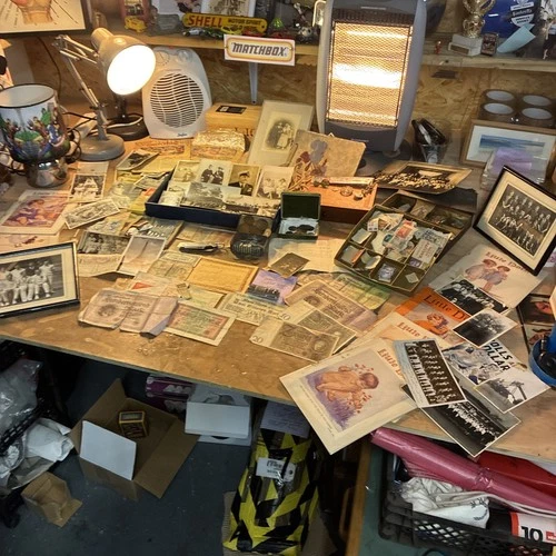 Ww2 Large Collection Military Badges Photos Money German Large Lot Paperwork