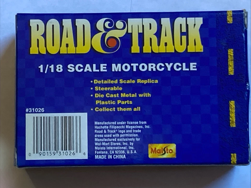 Honda Valkyrie motocicleta escala 1:18 diecast carretera y pista réplica por Maisto Foto 3 de 4