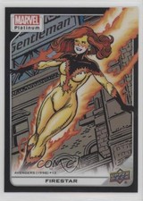2023 Upper Deck Marvel Platinum High Series Black Rainbow Firestar #149 0nr3