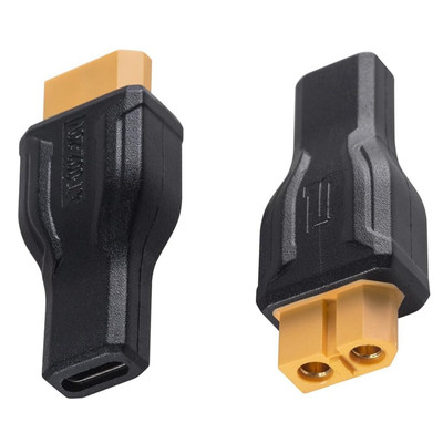 2PCS USB C to XT60 Adapter Type-C to XT60 Female 100W 20V/5A Charging5815
