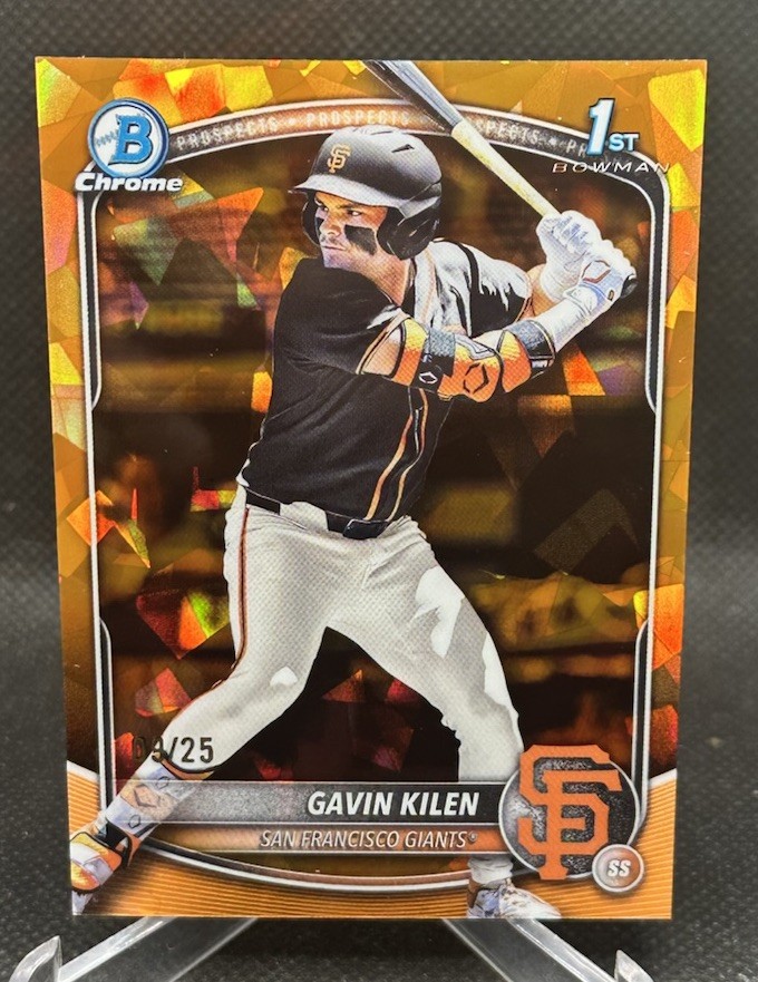2025 Bowman Draft Sapphire Gavin Kilen 1st Bowman Orange /25 BDC-40