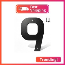 useNumber 3''4''5''6''7''8'' House Numbers for Outside, Black Metal Address Numb