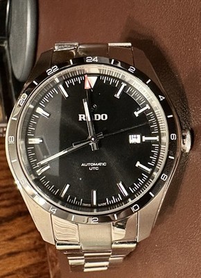 Rado Hyperchrome UTC GMT SWISS Automatic Stainless Steel Mens Watch R32050163