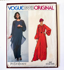 Designer Vogue Pattern 1537 Yves Saint Lauren...
