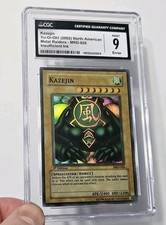 💥CGC 9.0 Yu-Gi-Oh 1st Edition MRD-026 KAZEJIN *Error Faded Ink*