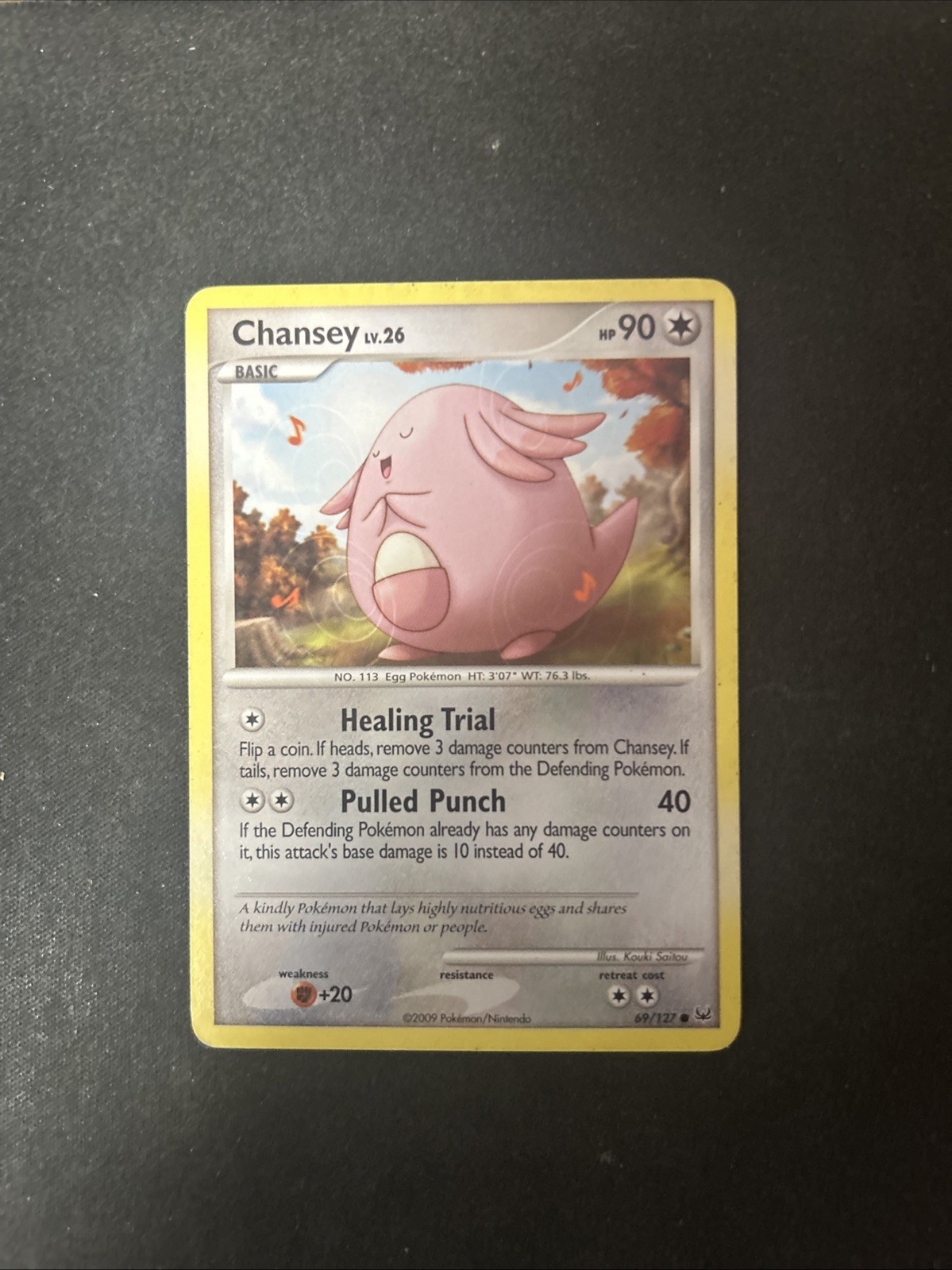 Pokemon TCG Chansey LV.26 Platinum Base Set 69/127 Regular Common Card