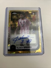 2025 Topps Chrome MLS Auto Sapphire Gold /50 Telasco Segovia RC