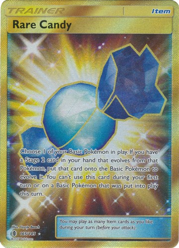 Light Play x 1 Rare Candy - 165/145 - Secret Rare Guardians Rising