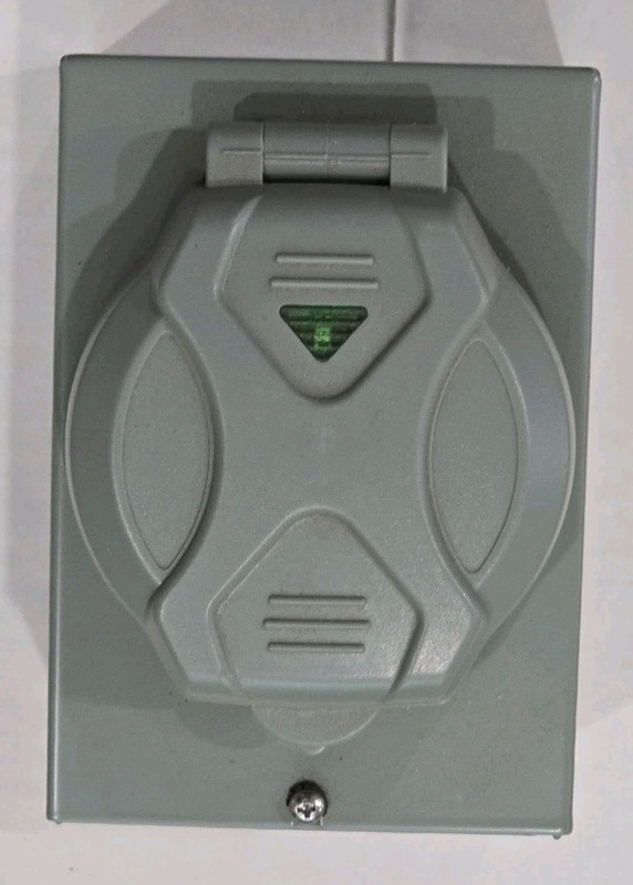 INTERTEK 50 Amp RM50PB Generator Power Inlet Box 125/250vac 6250/12500w 60Hz 