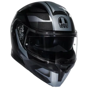 Agv Street Modular Motorcycle Touring Helmet - Ledro Matt Black / Grey