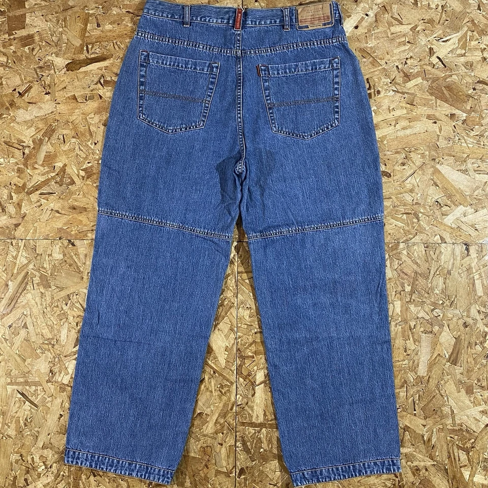 Pantalones de mezclilla vintage de los 90 Wearfirst holgados patinador pierna ancha talla 38x32 Foto 2 de 3