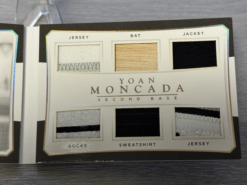 🔥YOAN MONCADA 2017 National Treasures 6 PARCHES RELIQUIA/10!!! #WHITE SOX &ANGELS🔥 Foto 3 de 4