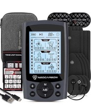 Neocarbon TENS Unit Muscle Stimulator, NEW Electronic PMS Pulse Massager SM9126