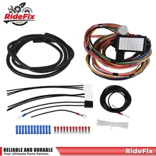 14 Circuit Universal Wire Harness 14 Fuse 12V Street Hot Rat Muscle Rod Wiring