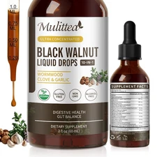 Parasite Cleanse Parasite Detox Tincture Wormwood, Black Walnut Hull, Clove 60ml