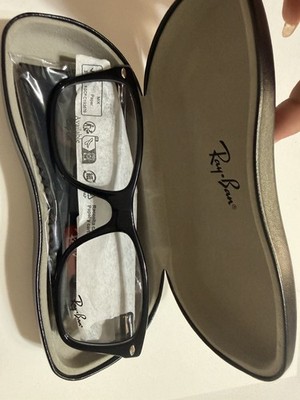Ray-Ban RB 5228 Eyeglass Frames Black 2000EX 53mm Optical Clear Demo Lenses