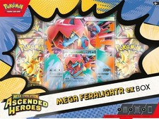 BRAND NEW SEALED POKEMON TCG MEGA EVOLUTION ASCENDED HEROES FERALIGATR EX BOX