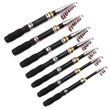Sleek Compactness of the 1m to 2m Adjustable Length Folding Fishing Pole