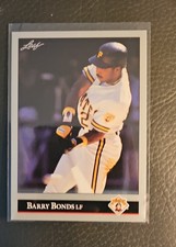 1992 Leaf - Barry Bonds #275 Pittsburgh Pirates, Dinged Corner