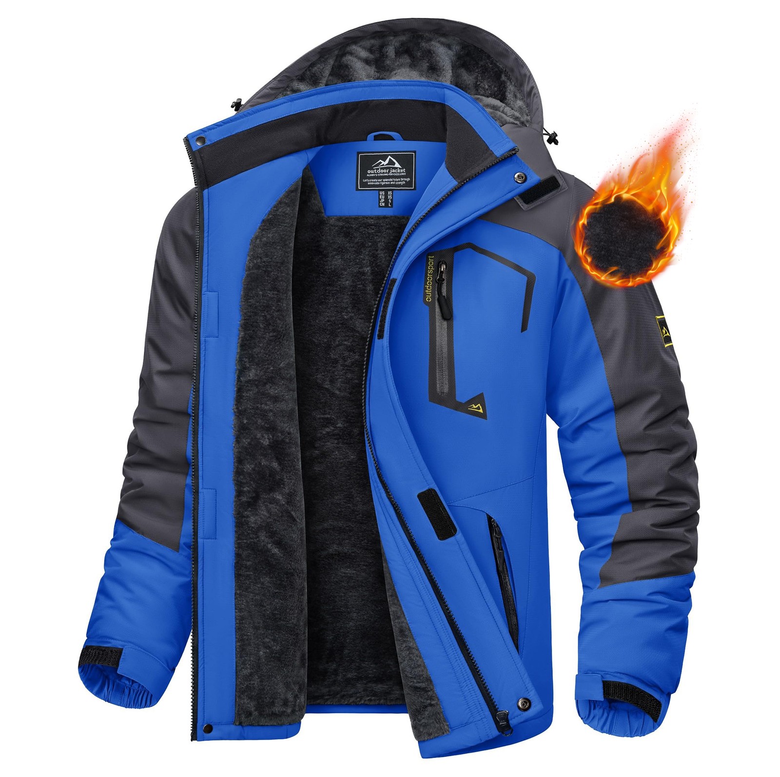 Snow Thermal Fleece Work Coats